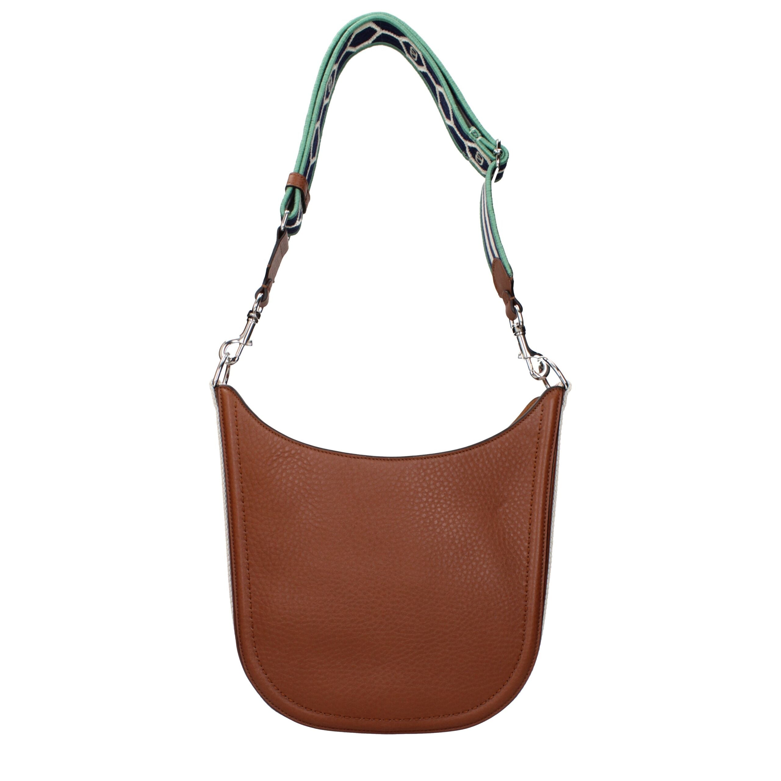 Sac bandoulière en cuir marron Valentino Garavani