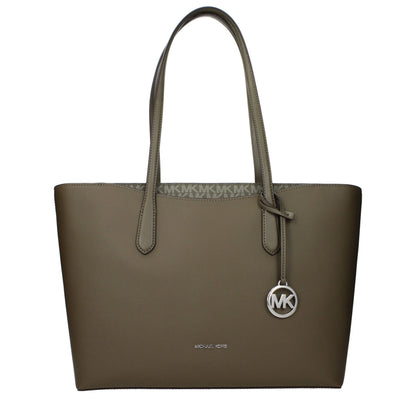 Borsa a tracolla Michael Kors in tessuto verde