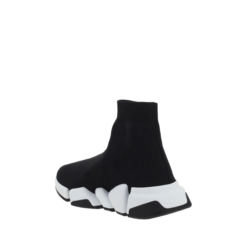 Sneakers sportive Balenciaga in poliestere nero