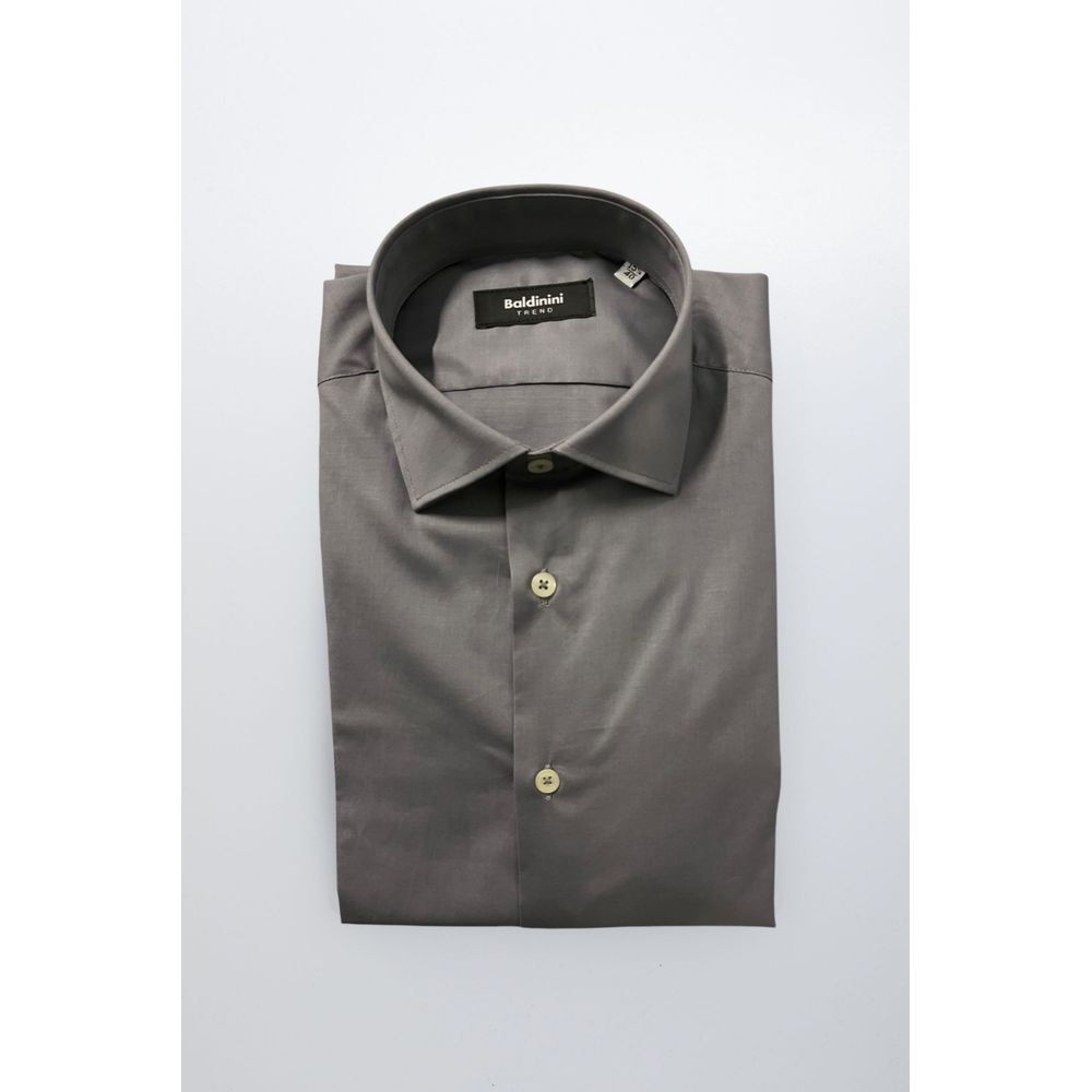 Chemise homme Baldinini Trend en coton gris