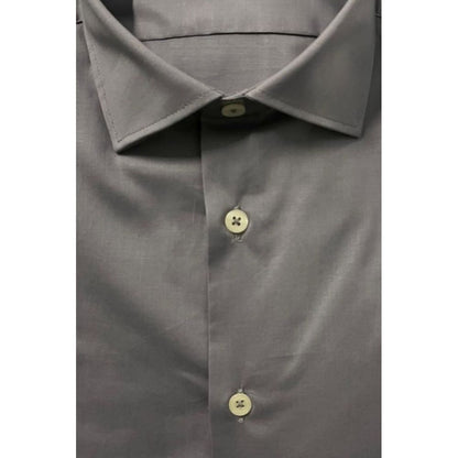 Chemise homme Baldinini Trend en coton gris