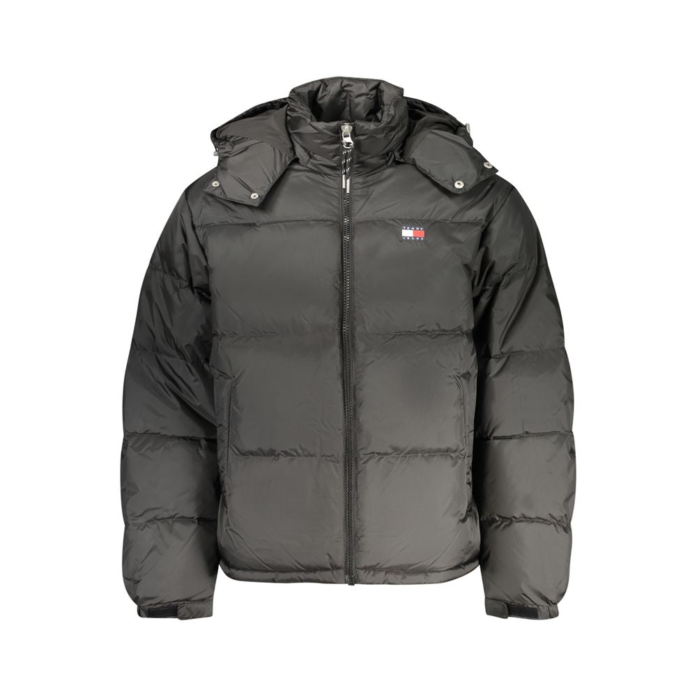 Veste Tommy Hilfiger noire en polyester pour homme