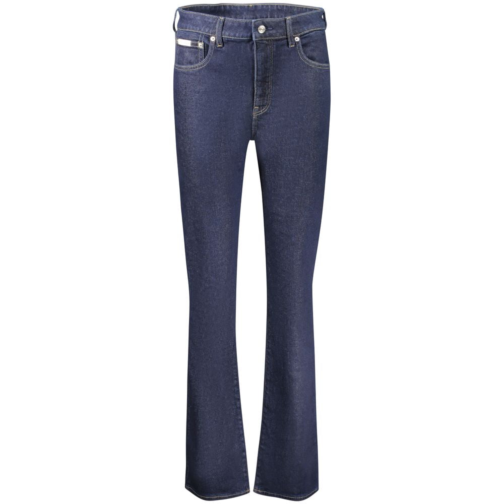 Jean Calvin Klein Blu en coton pour femme