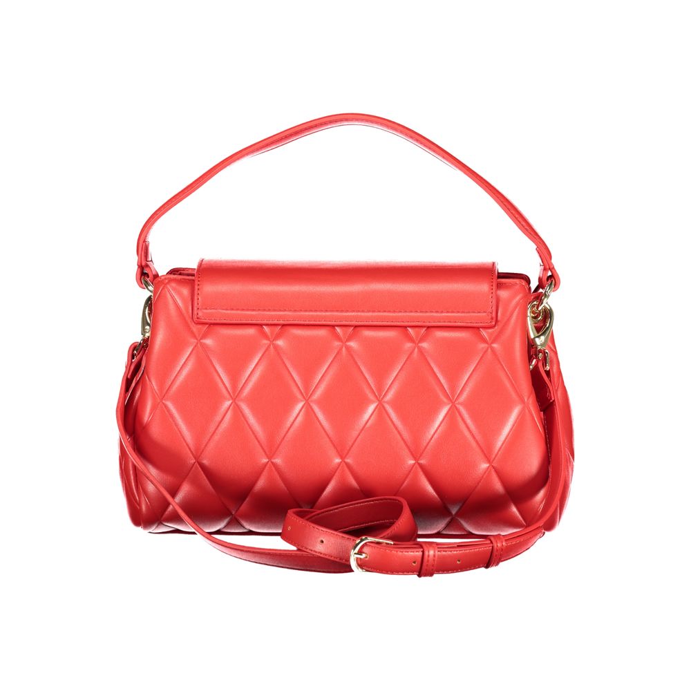 Borsa a mano da donna in poliuretano rosso Mario Valentino