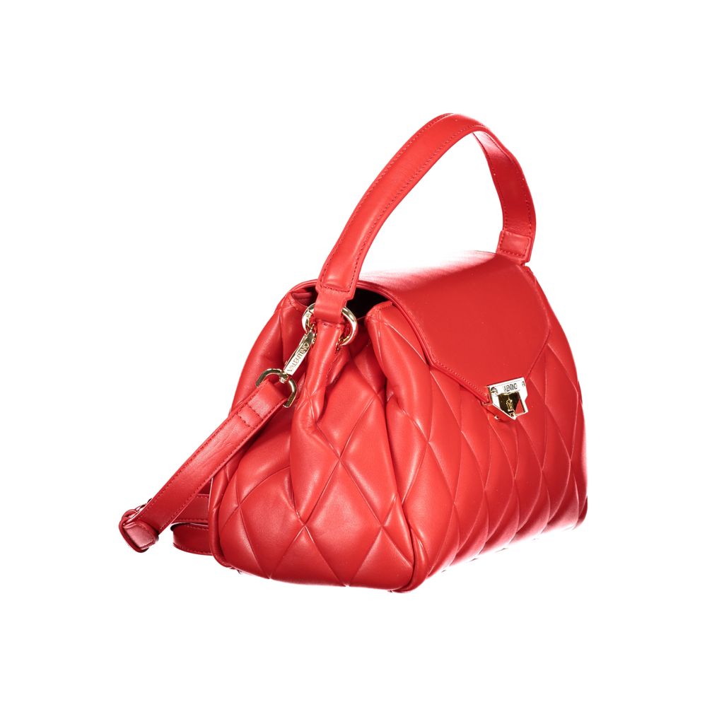 Borsa a mano da donna in poliuretano rosso Mario Valentino