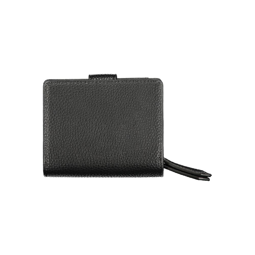 Portefeuille pour femme en polyuréthane noir Mario Valentino