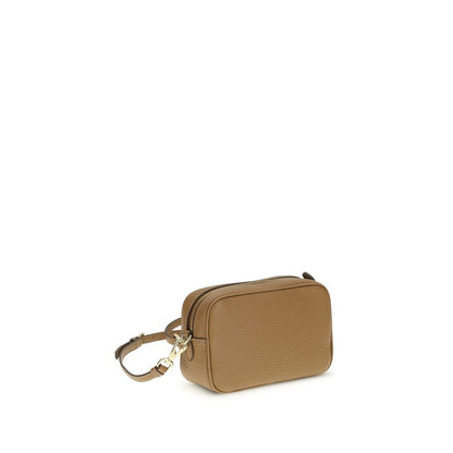 Borsa a spalla Prada in pelle di vitello beige Bos Taurus