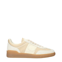 Sneakers basse in tessuto beige Valentino Garavani
