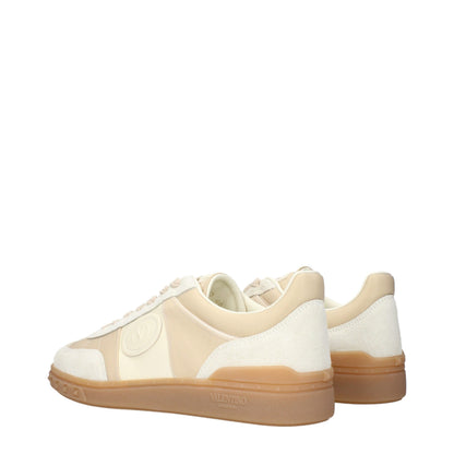 Sneakers basse in tessuto beige Valentino Garavani