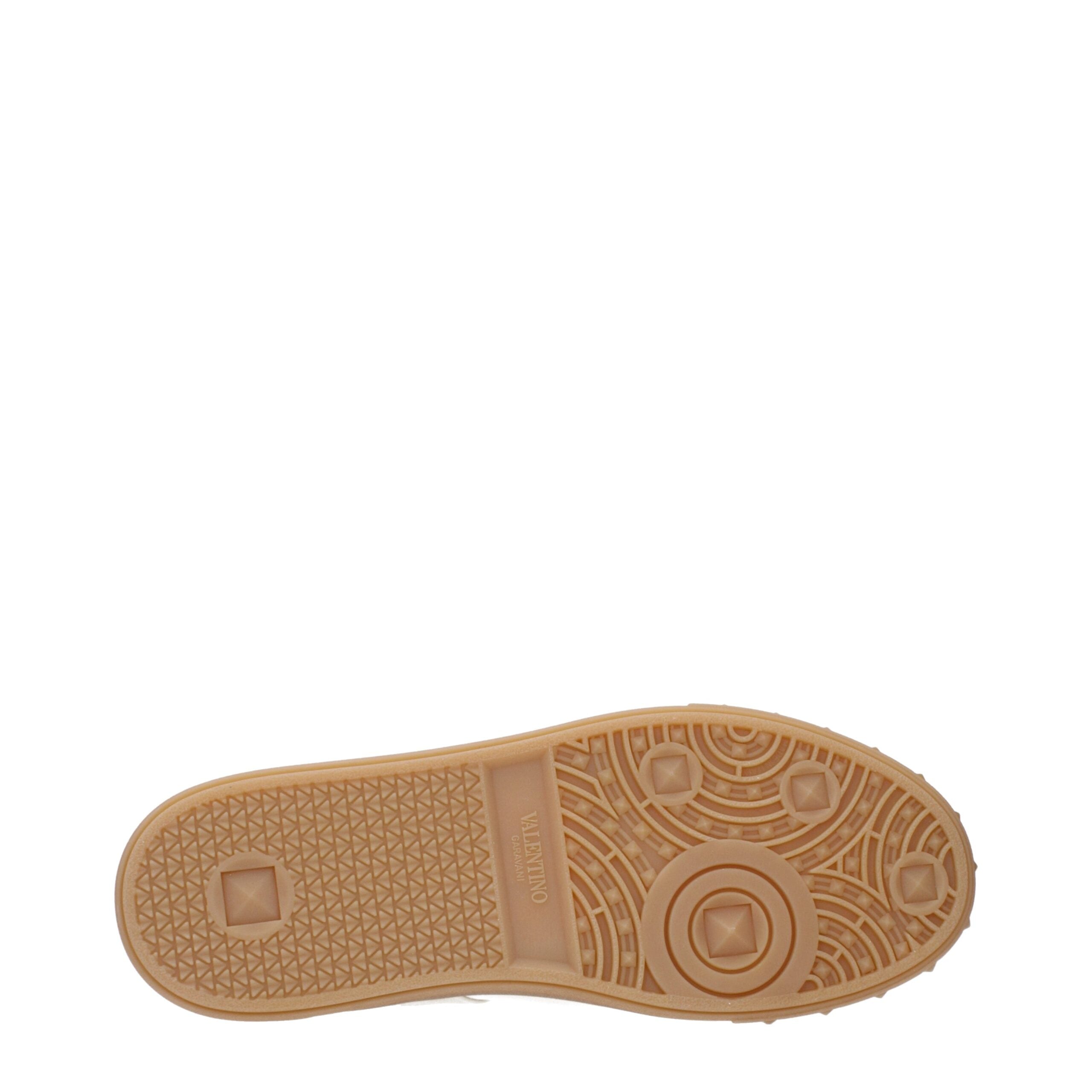 Baskets basses en tissu beige Valentino Garavani