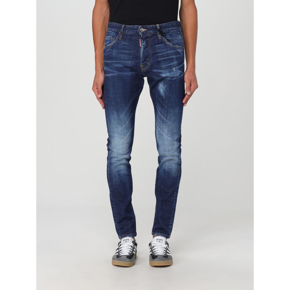 Jean skinny bleu en coton Dsquared²