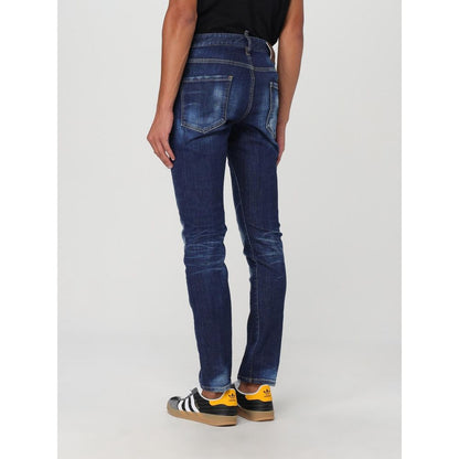 Jeans skinny in cotone blu Dsquared²