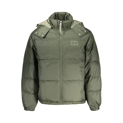 Giacca da uomo in poliestere verde Tommy Hilfiger