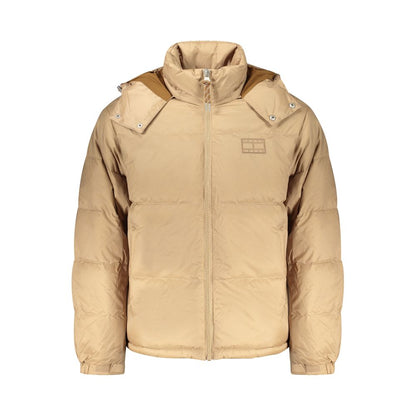 Giacca da uomo in poliestere beige Tommy Hilfiger