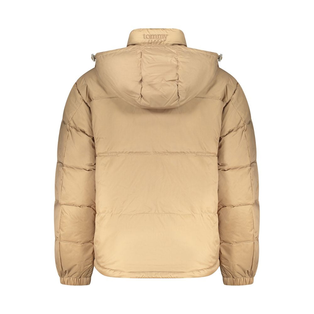 Giacca da uomo in poliestere beige Tommy Hilfiger