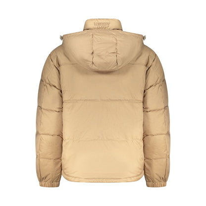 Giacca da uomo in poliestere beige Tommy Hilfiger