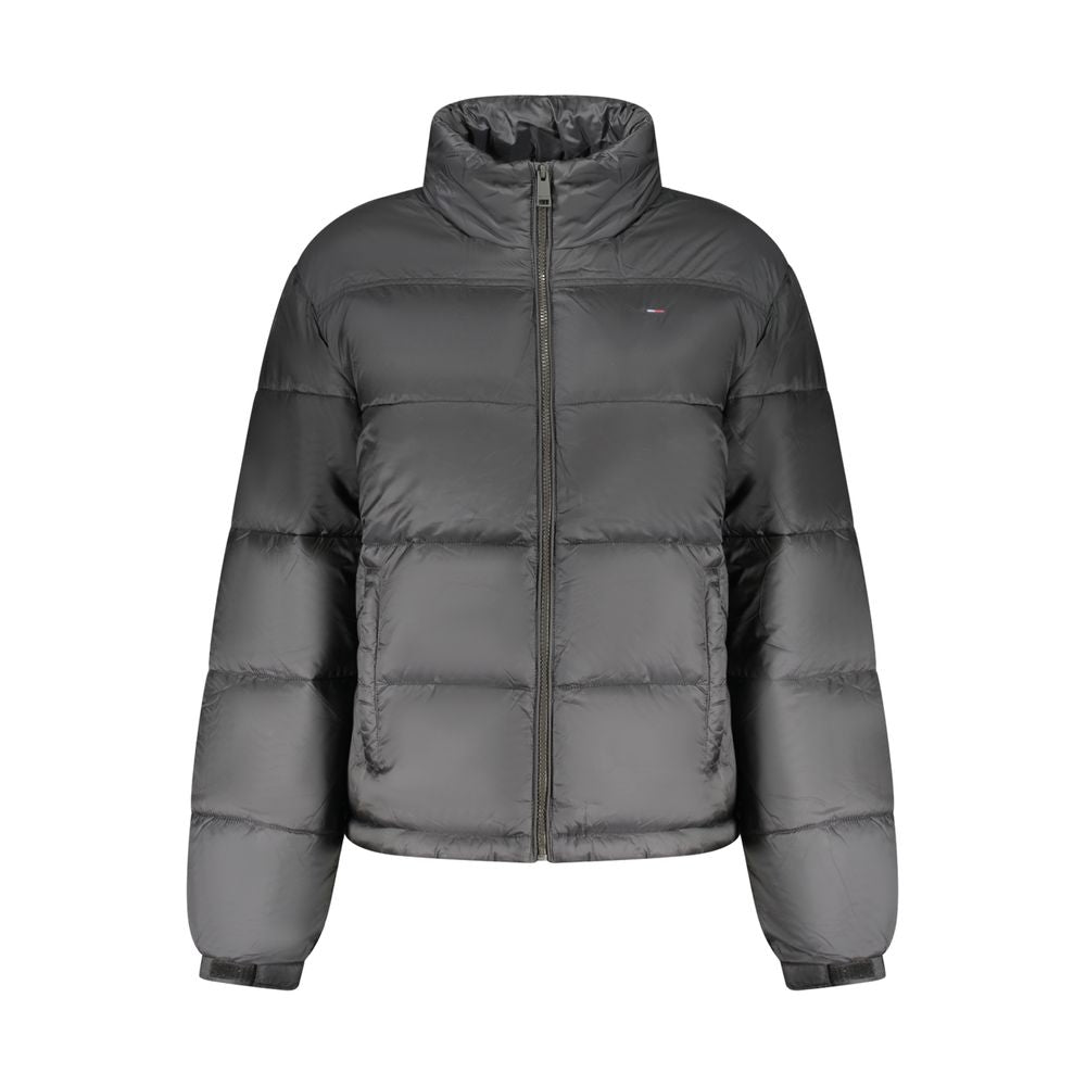 Giacca da donna in poliestere nero Tommy Hilfiger