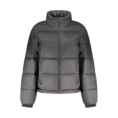 Giacca da donna in poliestere nero Tommy Hilfiger