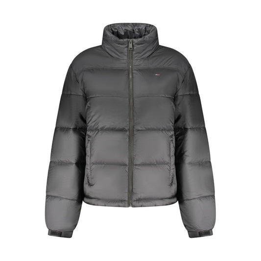 Giacca da donna in poliestere nero Tommy Hilfiger