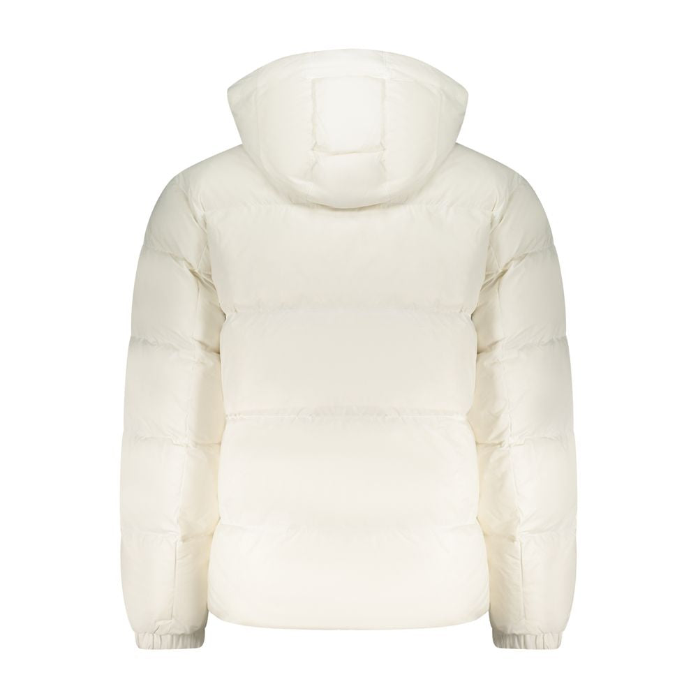 Giacca da uomo in poliestere bianco Tommy Hilfiger