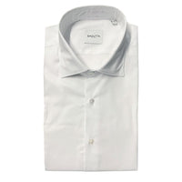 Camicia da uomo in cotone bianco Bagutta