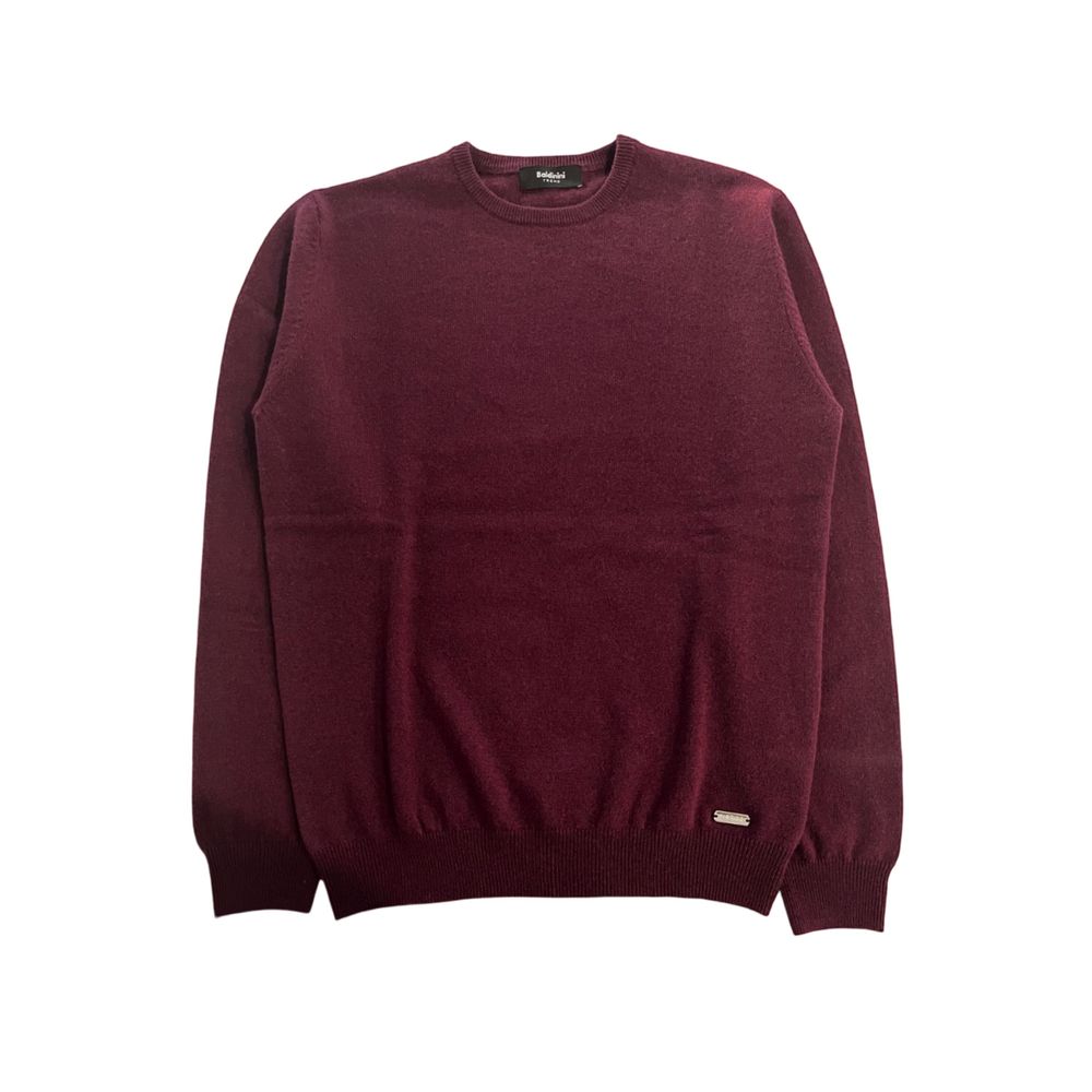 Maglione da uomo in cashmere rosso Baldinini Trend