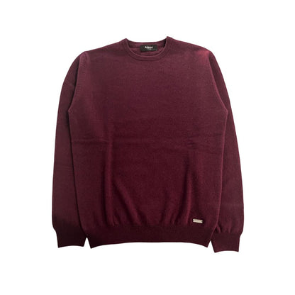 Maglione da uomo in cashmere rosso Baldinini Trend