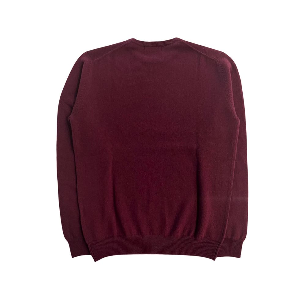 Maglione da uomo in cashmere rosso Baldinini Trend