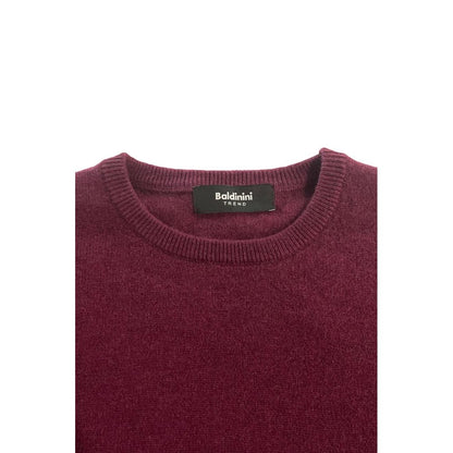Maglione da uomo in cashmere rosso Baldinini Trend