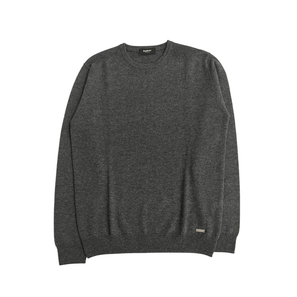 Maglione da uomo in cashmere grigio Baldinini Trend