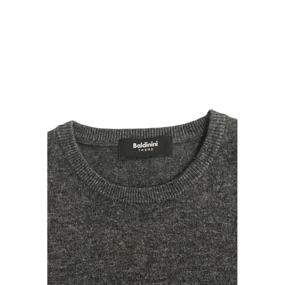 Maglione da uomo in cashmere grigio Baldinini Trend