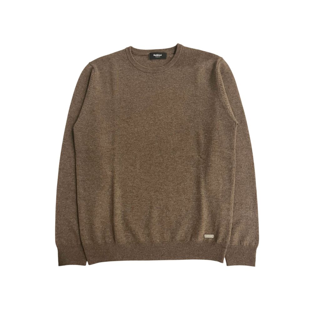 Maglione da uomo in cashmere marrone Baldinini Trend