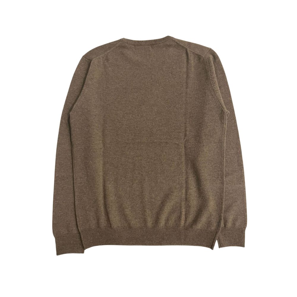 Maglione da uomo in cashmere marrone Baldinini Trend