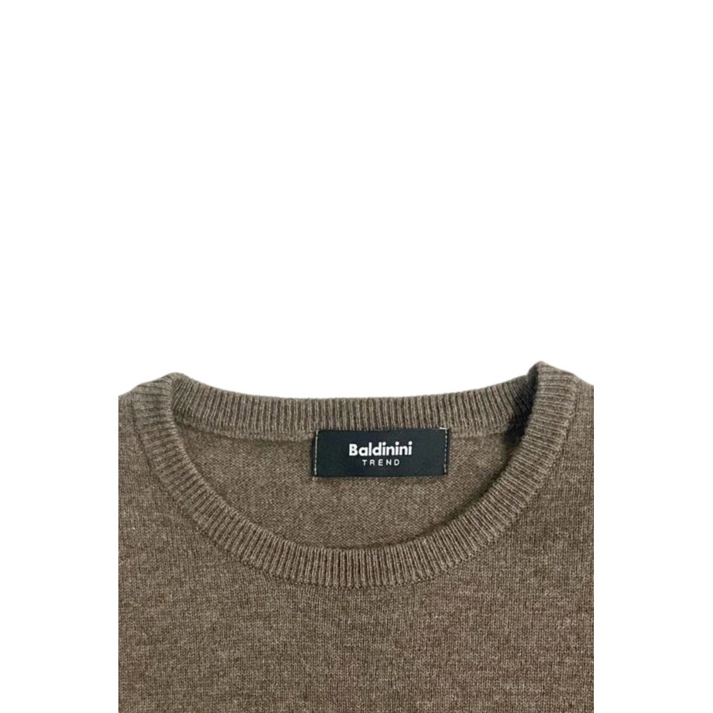 Maglione da uomo in cashmere marrone Baldinini Trend