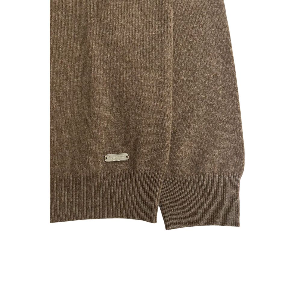 Maglione da uomo in cashmere marrone Baldinini Trend