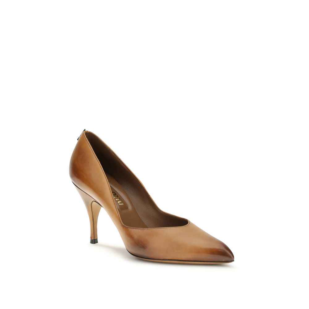 Escarpins Miu Miu en cuir à talons hauts