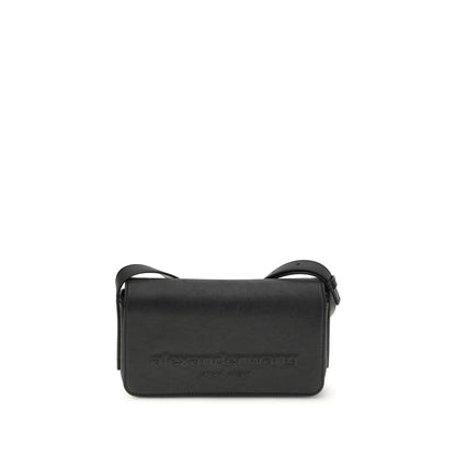 Sac bandoulière Alexander Wang Bos Taurus en cuir de veau noir