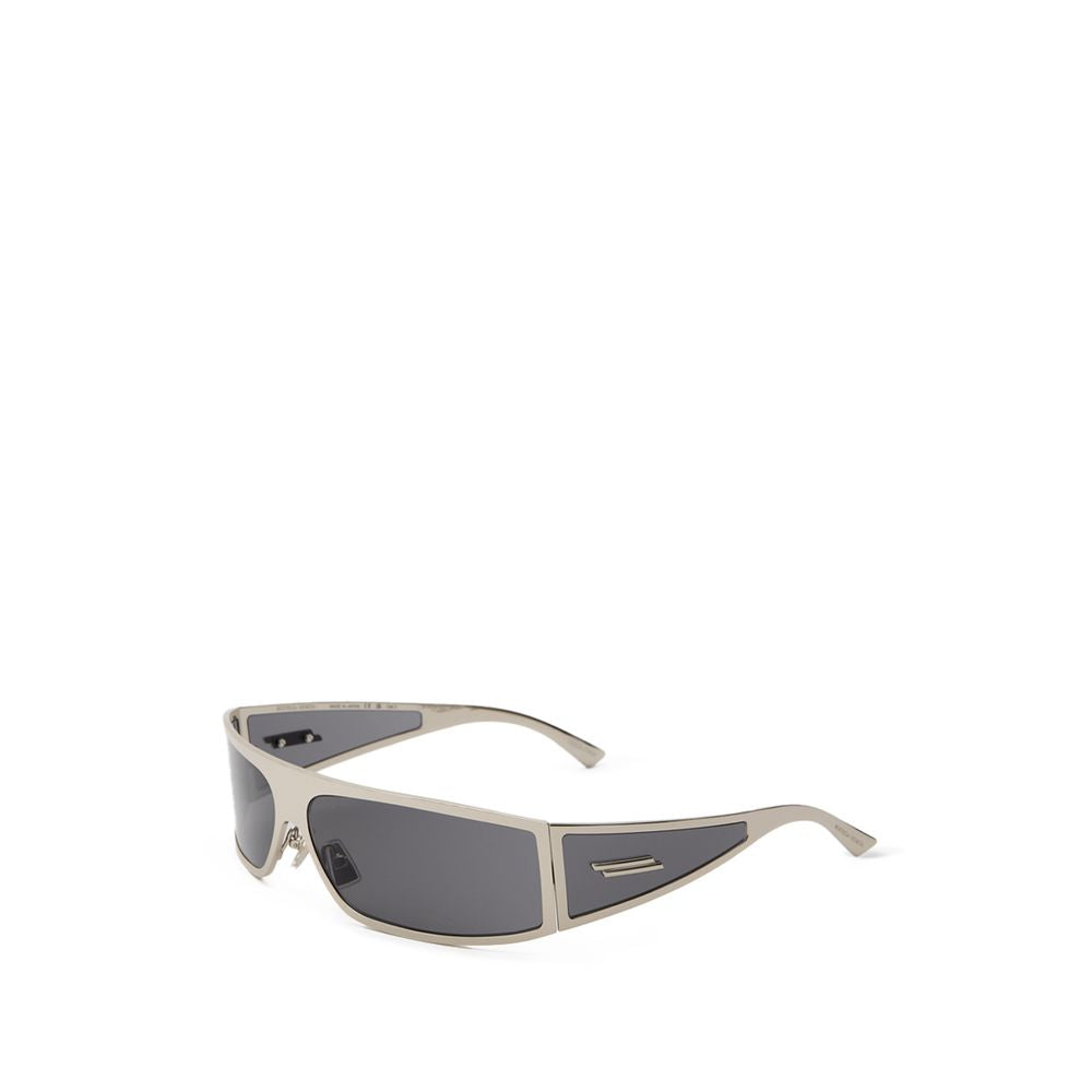 Occhiali da sole Bottega Veneta in metallo grigio