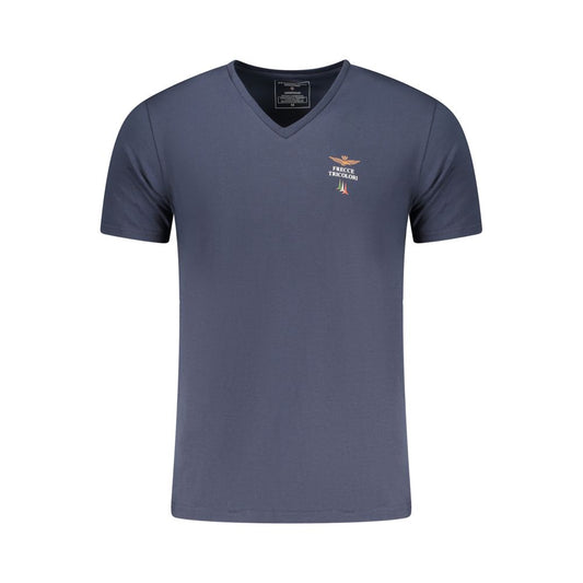 T-Shirt Uomo Aeronautica Militare Blu in Cotone