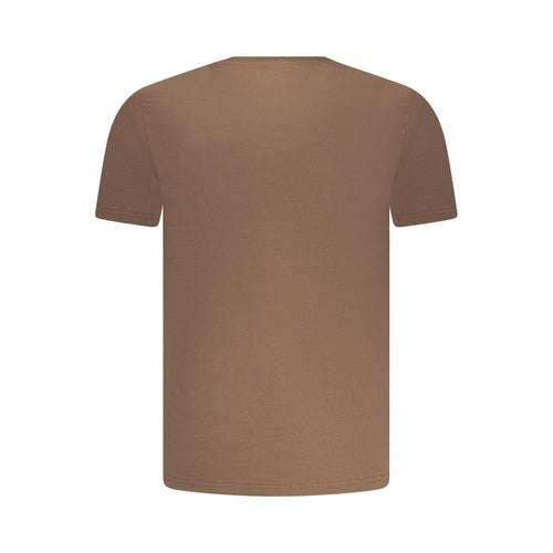 Aeronautica Militare Marrone Cotton Men's T-Shirt