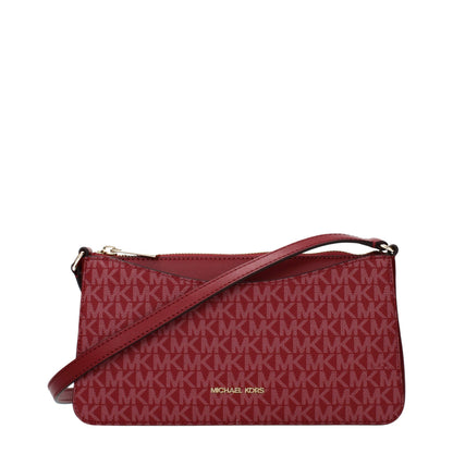 Borsa a tracolla in tessuto rosso Michael Kors