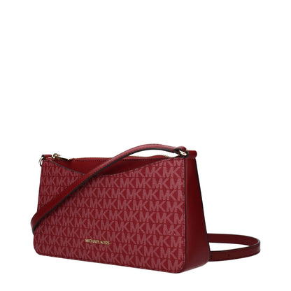 Borsa a tracolla in tessuto rosso Michael Kors