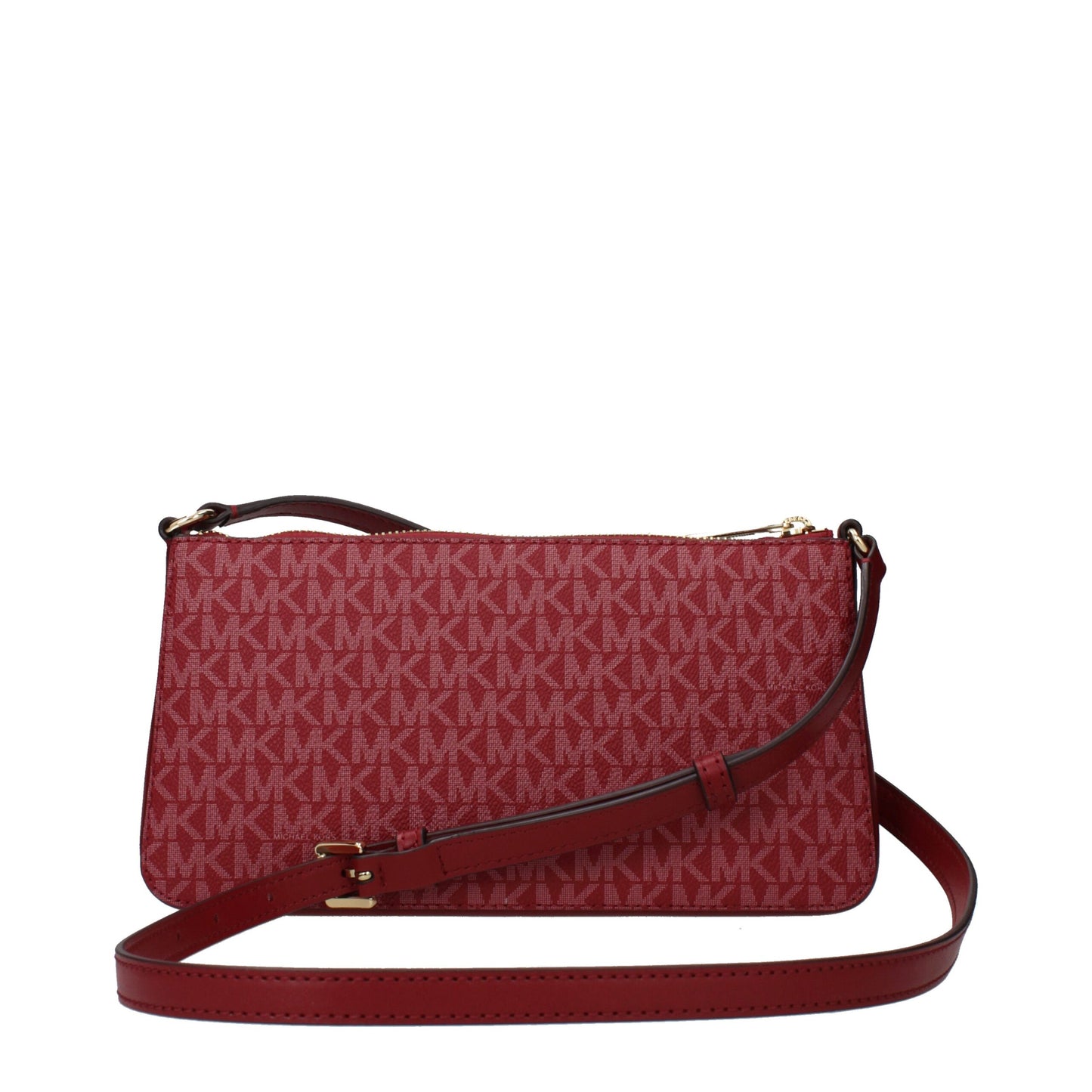 Borsa a tracolla in tessuto rosso Michael Kors