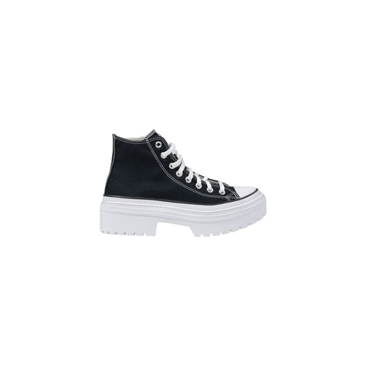Converse Sneakers in tessuto nero con suola spessa