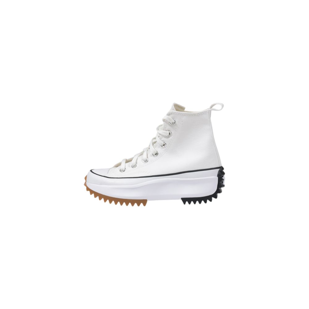 Sneakers alte in tessuto bianco Converse
