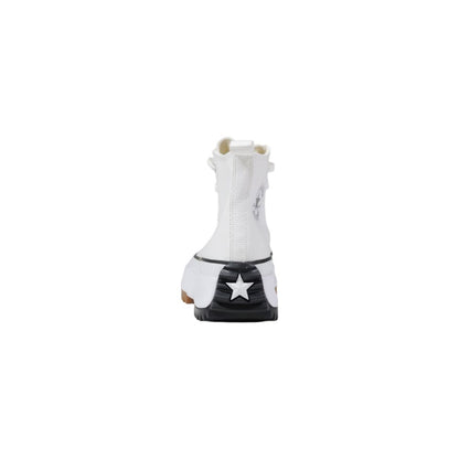 Sneakers alte in tessuto bianco Converse
