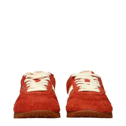 Sneakers Autry in pelle arancione