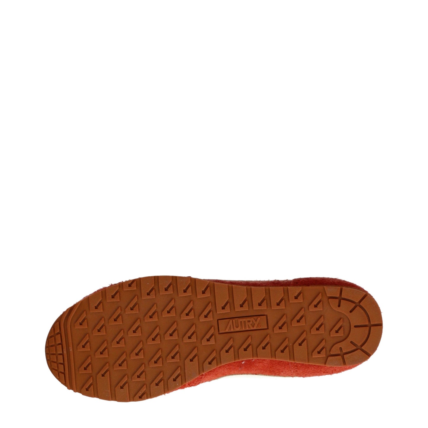Sneakers Autry in pelle arancione