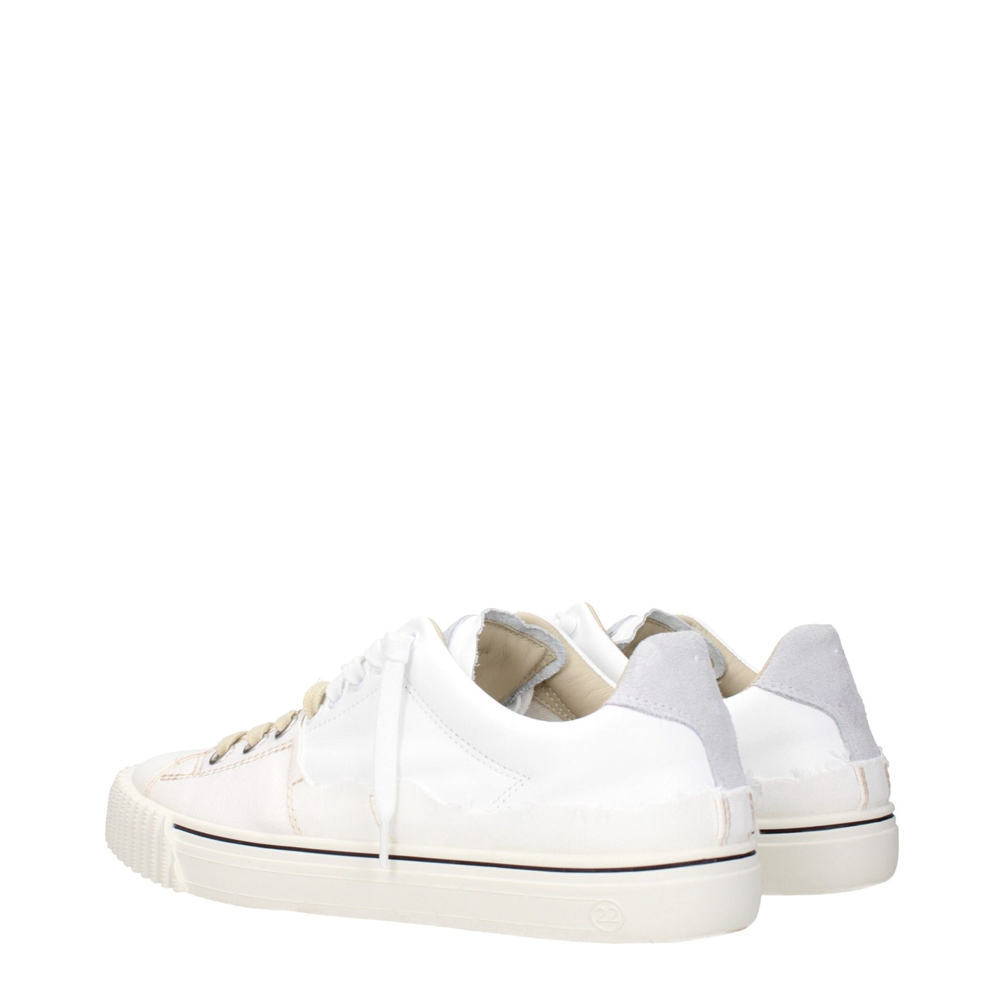 Sneakers basse in pelle bianca Maison Margiela