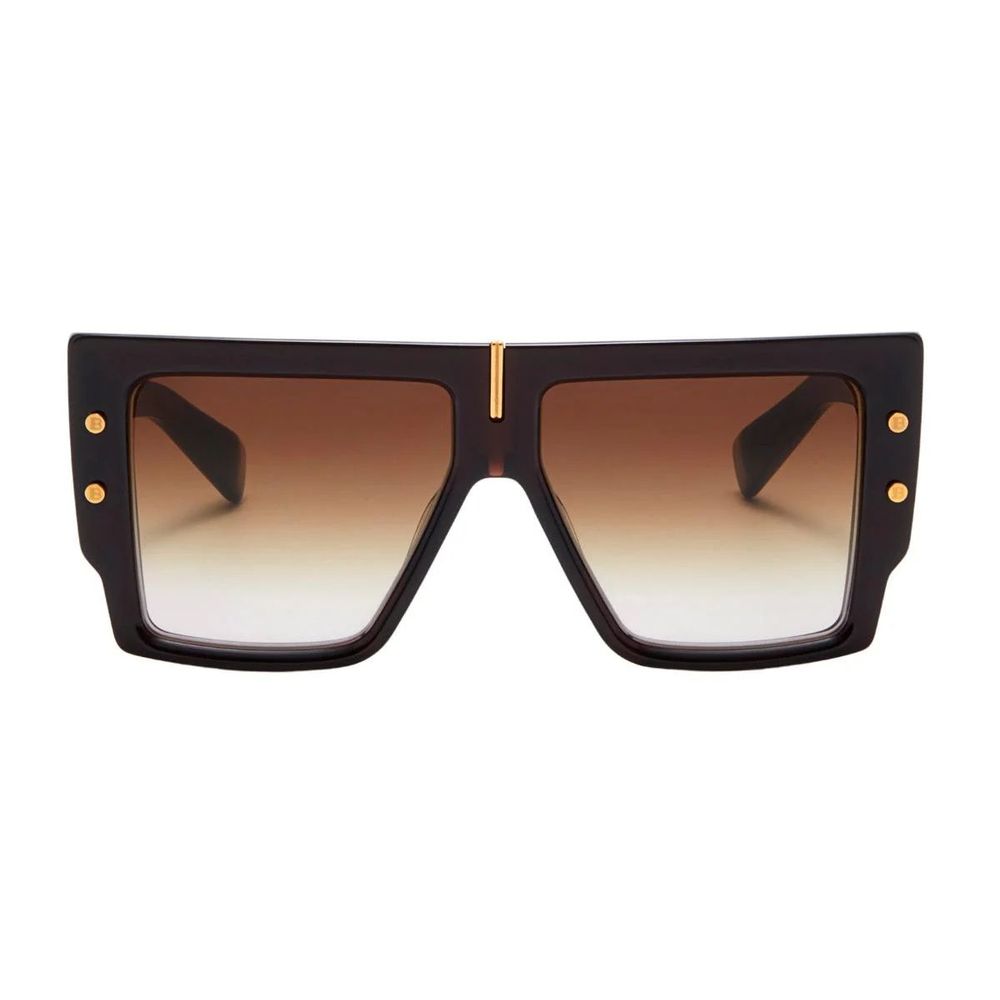 Occhiali da sole Balmain in acetato marrone